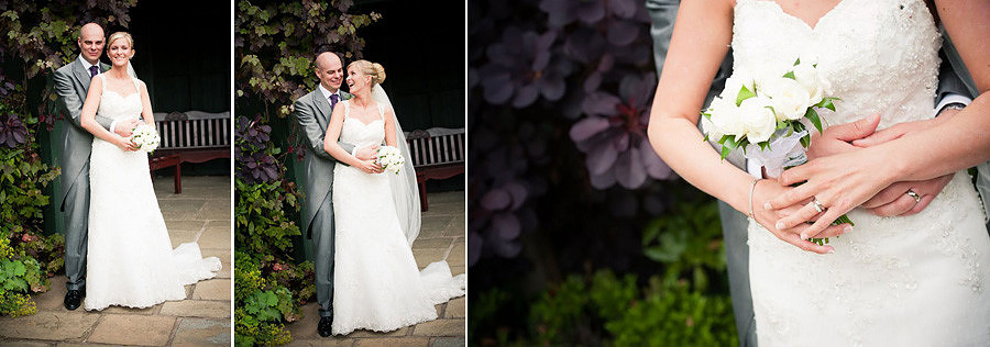 bride and groom at the Lion quays hotel by Celynnen Photography