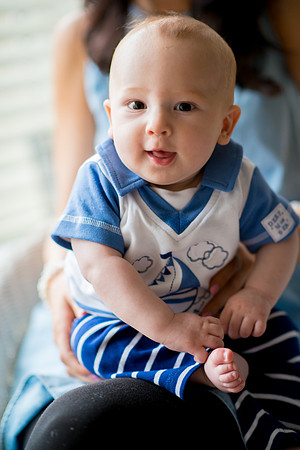 Portrait of a little baby boy from a bump to baby photoshoot in Ruthin