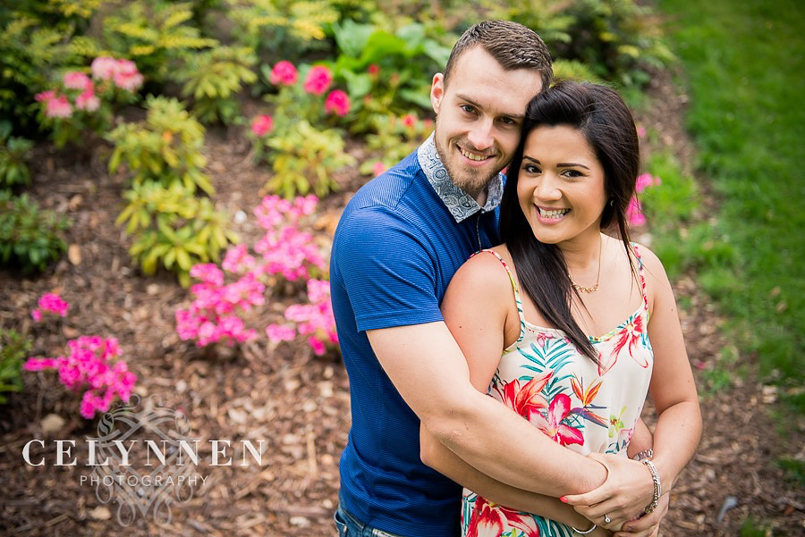 Celynnen Photography. Pre Wedding Shoot. Vanessa & Ash. Chester Grosvenor Park Flowerbeds