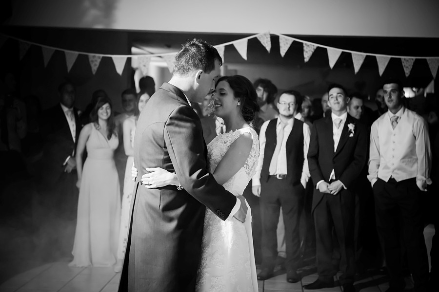 Bride and Groom Dancing by North Wales Wedding Photographer Celynnen Photography