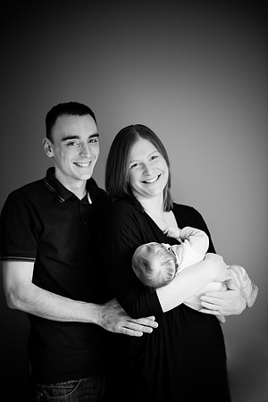 Family portrait from a bump to baby photoshoot with Celynnen Photography
