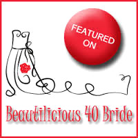 Featured on Beautilicious 40 Bride