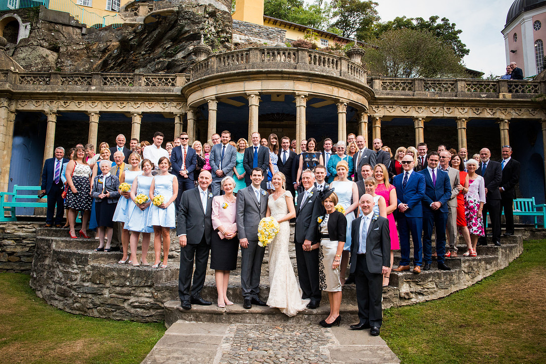 Wedding photographer in Celynnen Photography's feature on Portmeirion, one of the best wedding venues in Wales