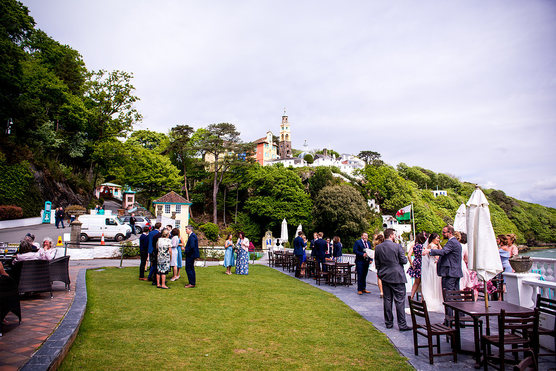 Wedding photographer in Celynnen Photography's feature on Portmeirion, one of the best wedding venues in Wales