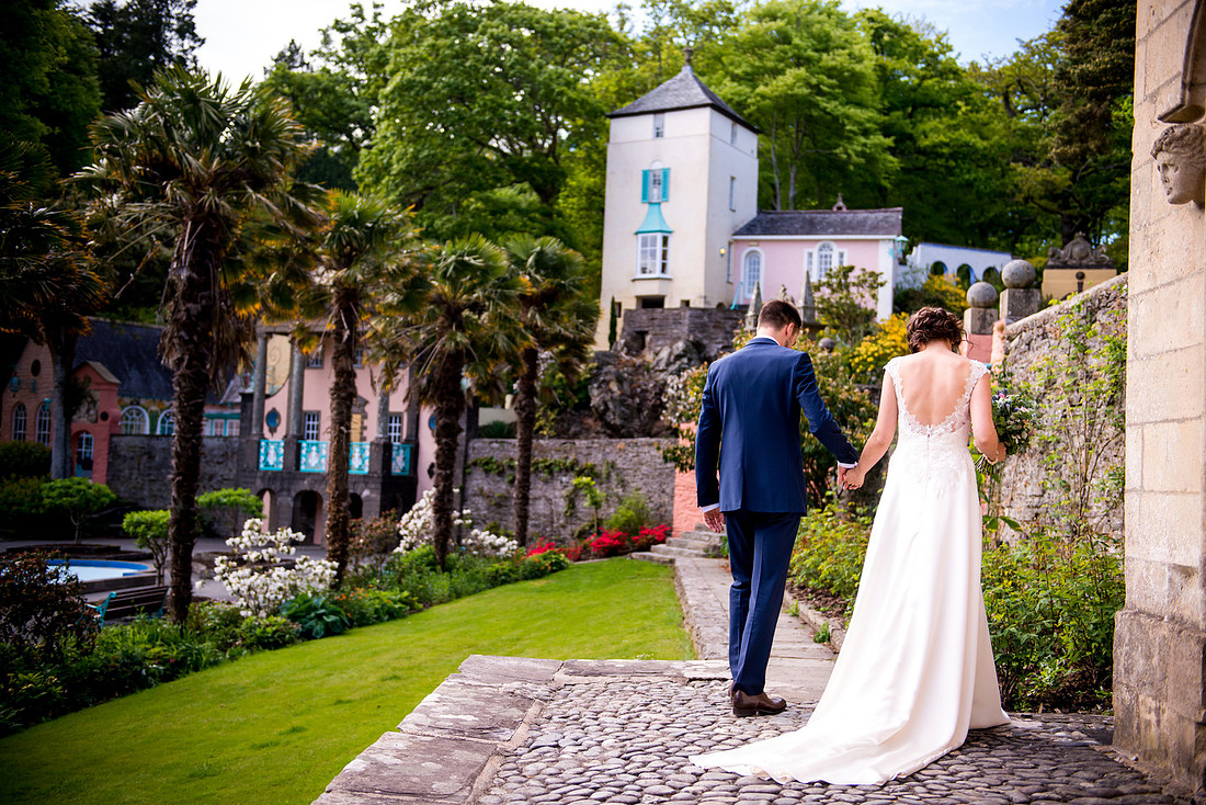Wedding photographer in Celynnen Photography's feature on Portmeirion, one of the best wedding venues in Wales