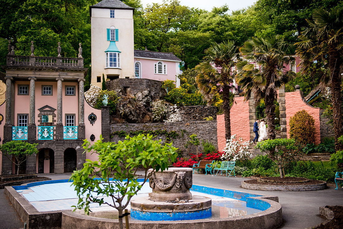 Wedding photographer in Celynnen Photography's feature on Portmeirion, one of the best wedding venues in Wales