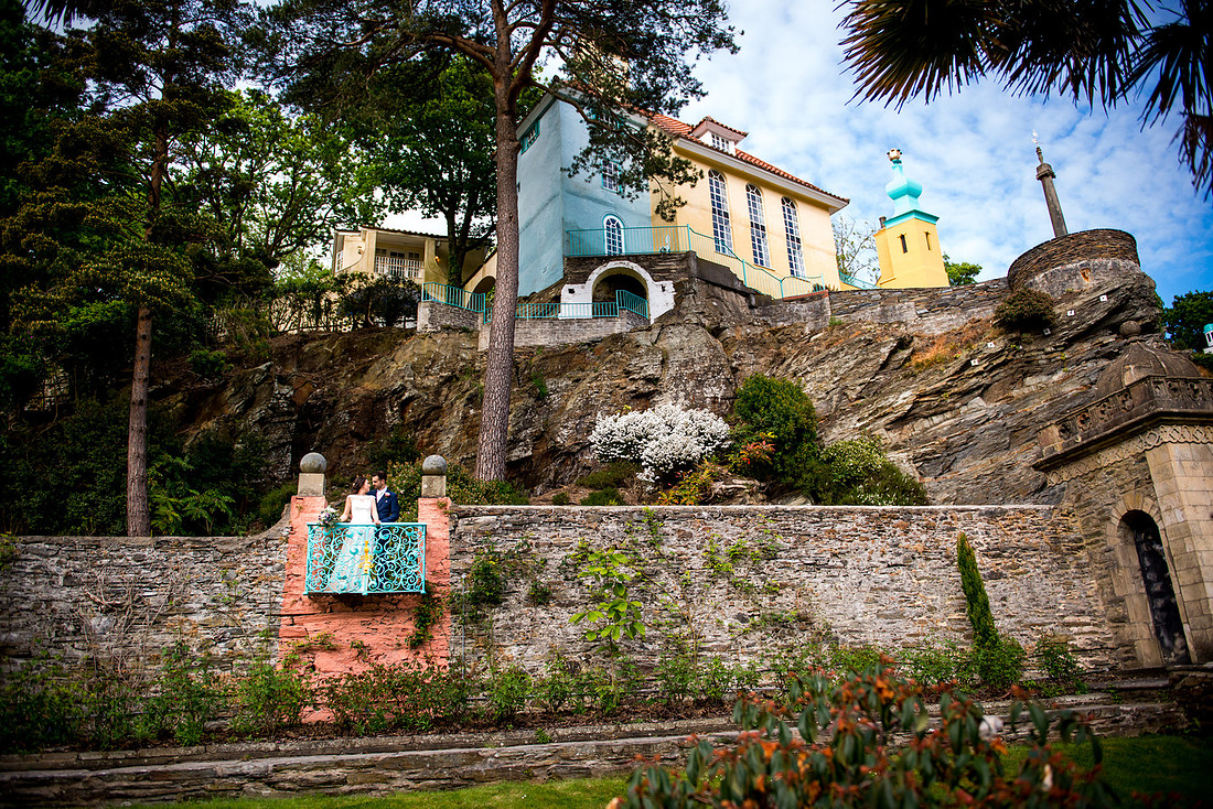 Wedding photographer in Celynnen Photography's feature on Portmeirion, one of the best wedding venues in Wales