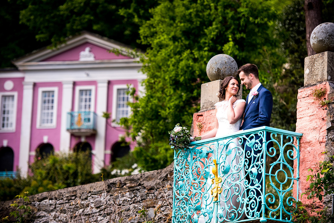 Wedding photographer in Celynnen Photography's feature on Portmeirion, one of the best wedding venues in Wales