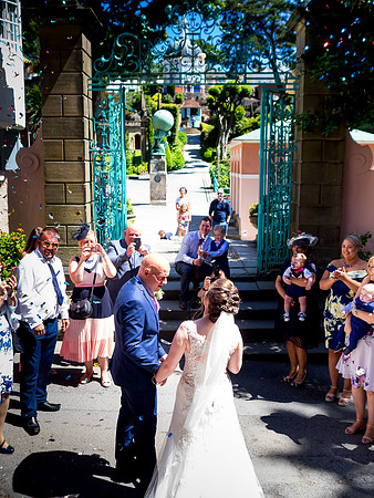 April and Adam's Wedding at Portmeirion with Celynnen Photography.