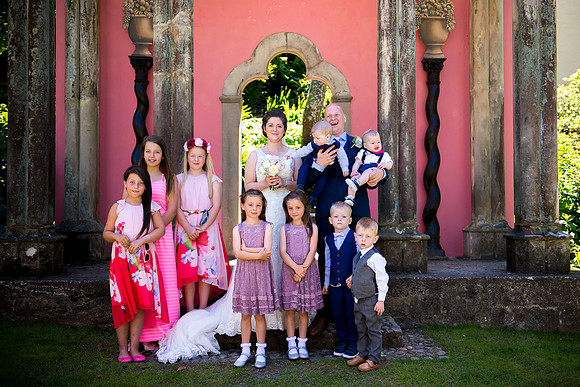 April and Adam's Wedding at Portmeirion with Celynnen Photography.