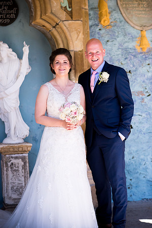 April and Adam's Wedding at Portmeirion with Celynnen Photography.