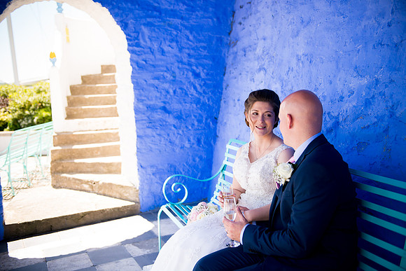 April and Adam's Wedding at Portmeirion with Celynnen Photography.