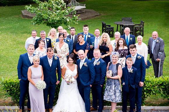 Laura and Tim's Wedding at The Kinmel in Abergele with Celynnen Photography.