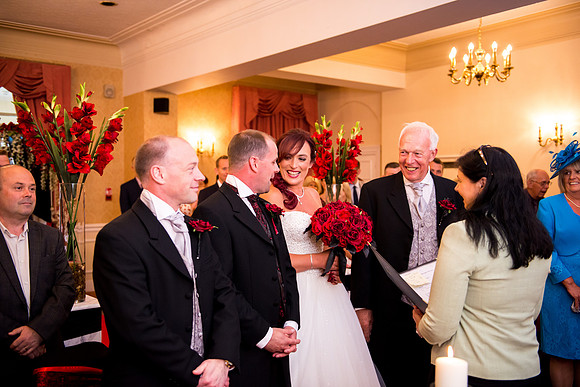 Charlotte and David's Wedding at Shrigley Hall in Macclesfield, with Celynnen Photography.