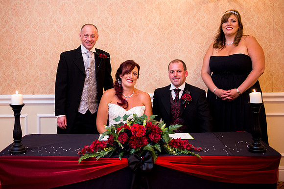 Charlotte and David's Wedding at Shrigley Hall in Macclesfield, with Celynnen Photography.