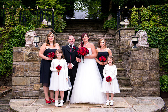Charlotte and David's Wedding at Shrigley Hall in Macclesfield, with Celynnen Photography.