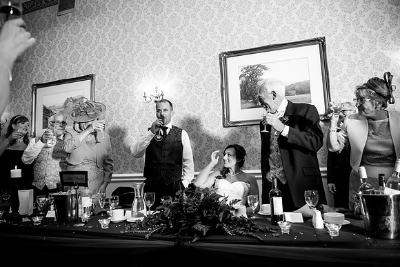 Charlotte and David's Wedding at Shrigley Hall in Macclesfield, with Celynnen Photography.