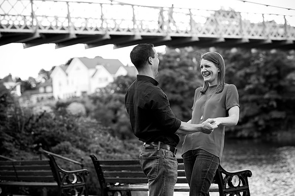 Laura and Ed's Pre Wedding Shoot in Chester