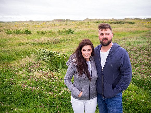 Rachel and Karl's Pre Wedding Shoot in Aberfraw with Celynnen Photography