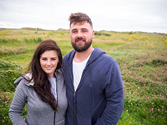 Rachel and Karl's Pre Wedding Shoot in Aberfraw with Celynnen Photography
