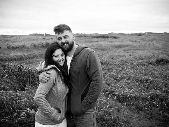 Rachel and Karl's Pre Wedding Shoot in Aberfraw with Celynnen Photography