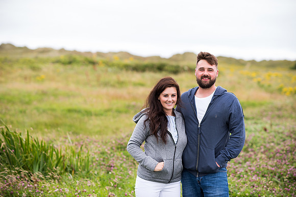 Rachel and Karl's Pre Wedding Shoot in Aberfraw with Celynnen Photography