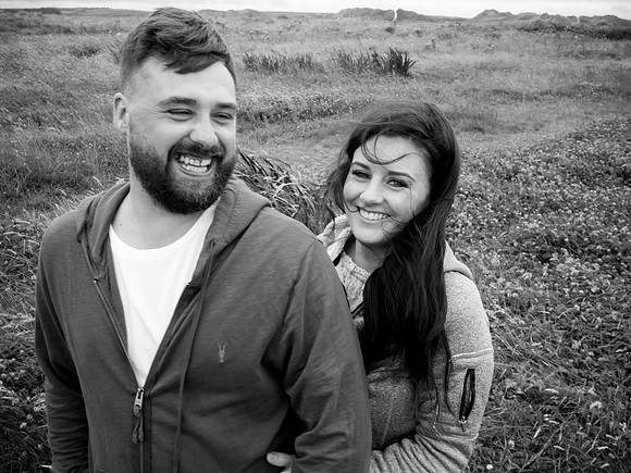 Rachel and Karl's Pre Wedding Shoot in Aberfraw with Celynnen Photography