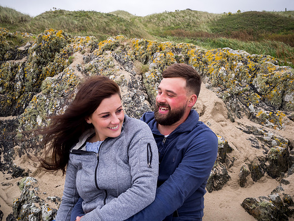 Rachel and Karl's Pre Wedding Shoot in Aberfraw with Celynnen Photography