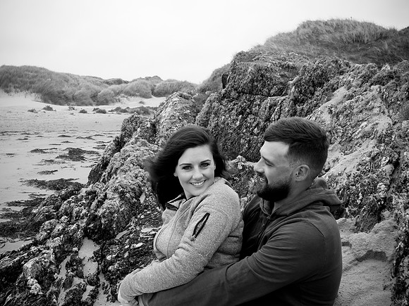 Rachel and Karl's Pre Wedding Shoot in Aberfraw with Celynnen Photography