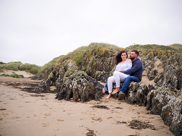 Rachel and Karl's Pre Wedding Shoot in Aberfraw with Celynnen Photography