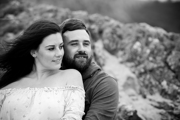 Rachel and Karl's Pre Wedding Shoot in Aberfraw with Celynnen Photography
