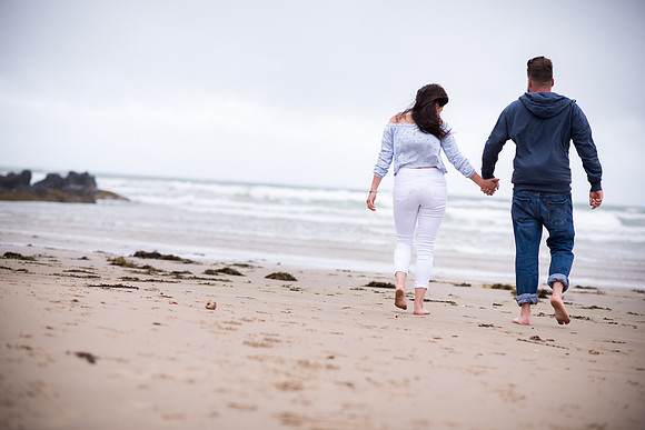 Rachel and Karl's Pre Wedding Shoot in Aberfraw with Celynnen Photography
