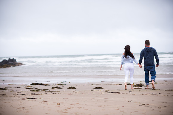 Rachel and Karl's Pre Wedding Shoot in Aberfraw with Celynnen Photography