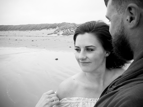 Rachel and Karl's Pre Wedding Shoot in Aberfraw with Celynnen Photography