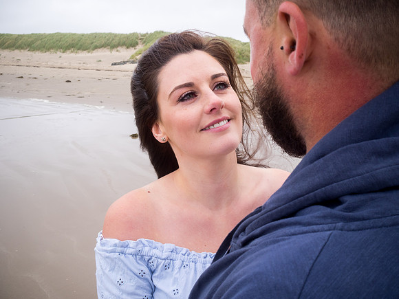 Rachel and Karl's Pre Wedding Shoot in Aberfraw with Celynnen Photography