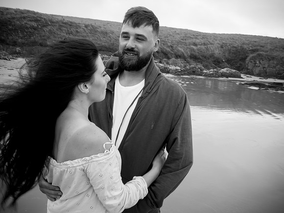Rachel and Karl's Pre Wedding Shoot in Aberfraw with Celynnen Photography