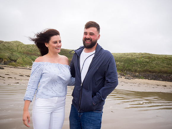 Rachel and Karl's Pre Wedding Shoot in Aberfraw with Celynnen Photography