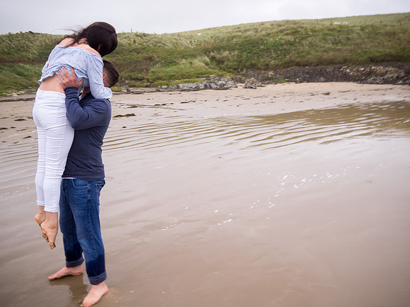Rachel and Karl's Pre Wedding Shoot in Aberfraw with Celynnen Photography