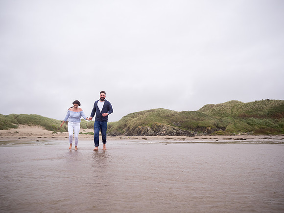 Rachel and Karl's Pre Wedding Shoot in Aberfraw with Celynnen Photography