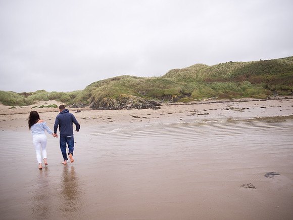 Rachel and Karl's Pre Wedding Shoot in Aberfraw with Celynnen Photography