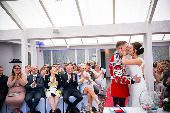 Liz and Jason's Wedding at The Lion Quays Hotel & Spa, with Celynnen Photography.
