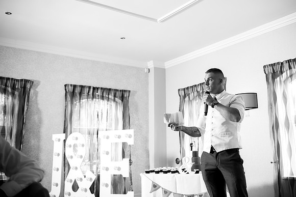 Liz and Jason's Wedding at The Lion Quays Hotel & Spa, with Celynnen Photography.
