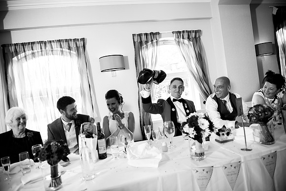 Liz and Jason's Wedding at The Lion Quays Hotel & Spa, with Celynnen Photography.