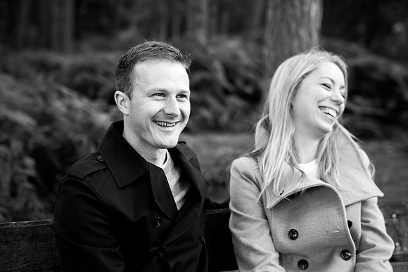 Katie and Paul's Pre Wedding Shoot in Delamere Forest with Celynnen Photography