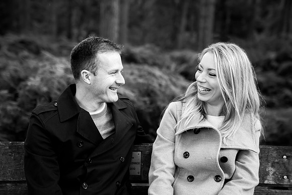 Katie and Paul's Pre Wedding Shoot in Delamere Forest with Celynnen Photography