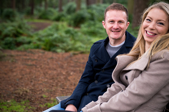 Katie and Paul's Pre Wedding Shoot in Delamere Forest with Celynnen Photography