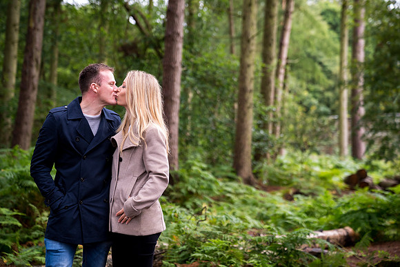 Katie and Paul's Pre Wedding Shoot in Delamere Forest with Celynnen Photography