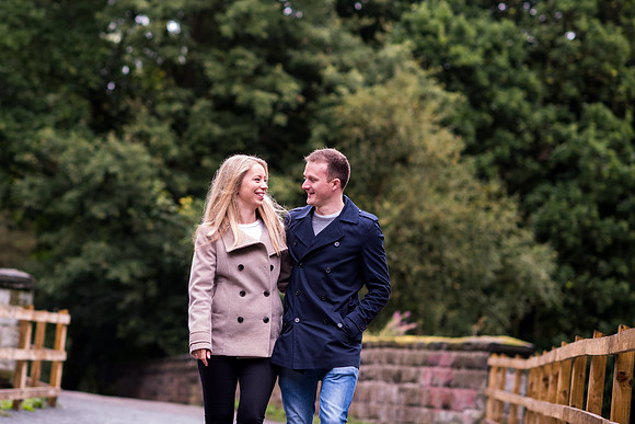 Katie and Paul's Pre Wedding Shoot in Delamere Forest with Celynnen Photography