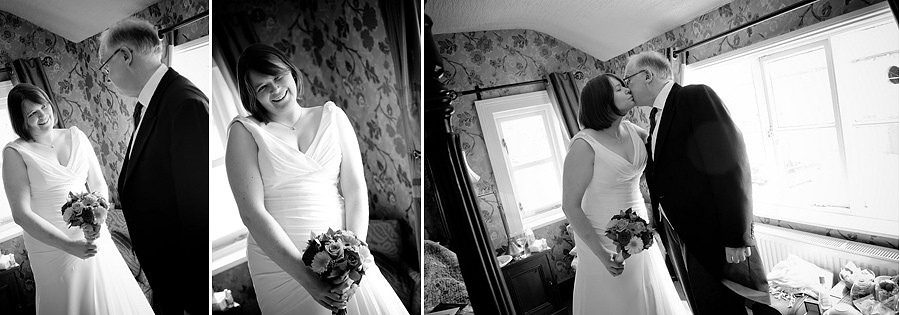The bride and her father