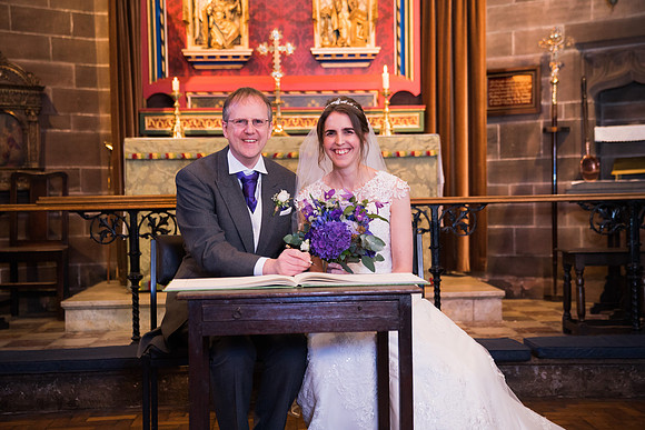 Jenny and Tim's Wedding at Nunsmere Hall with Celynnen Photography